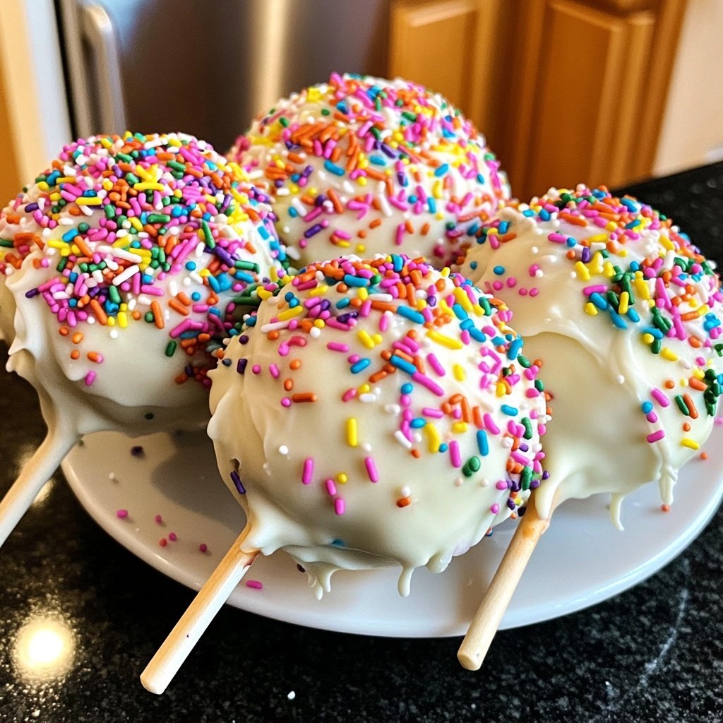 Starbucks Copycat Birthday Cake Pops