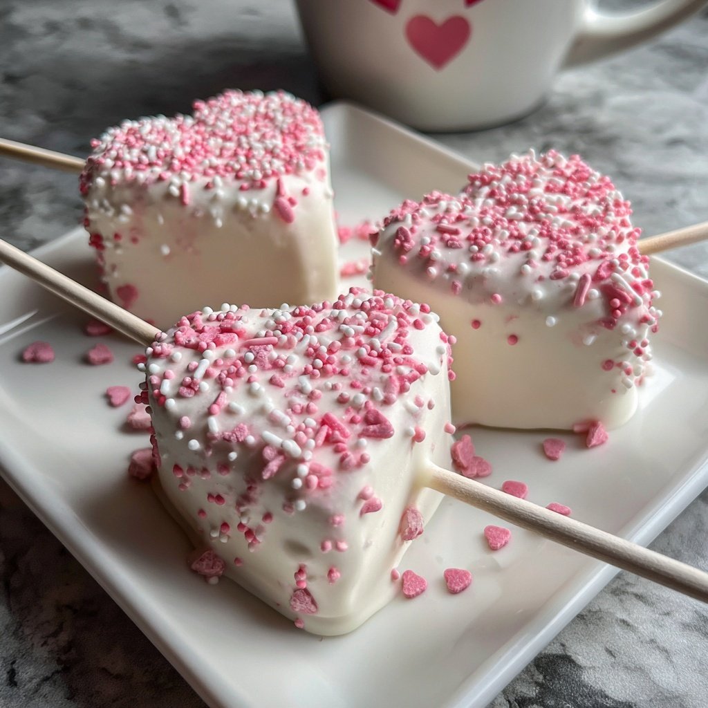 Valentine Marshmallow Pops