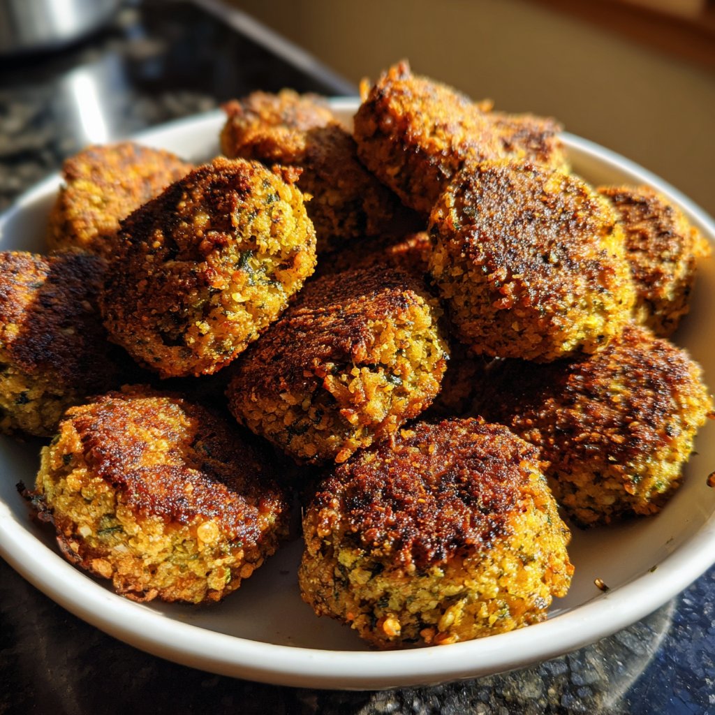 Super Bowl Crispy Falafel Nuggets