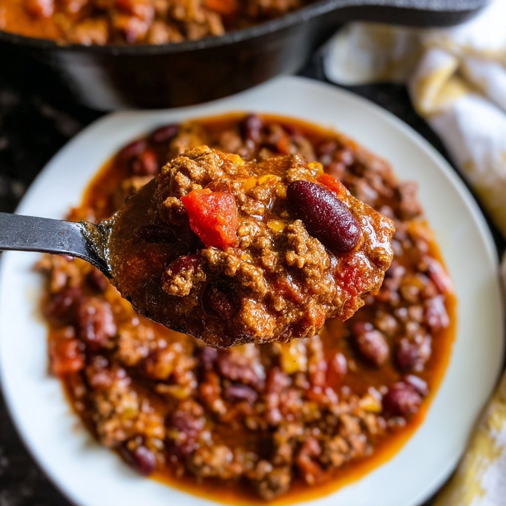 Ground Beef Chili Simple
