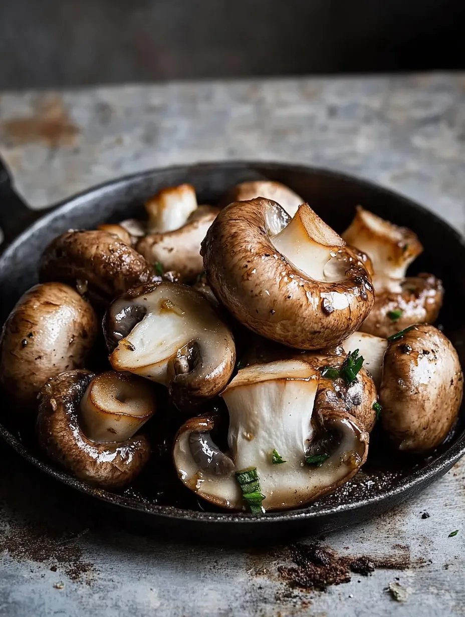 Garlic Butter Mushrooms & Onions