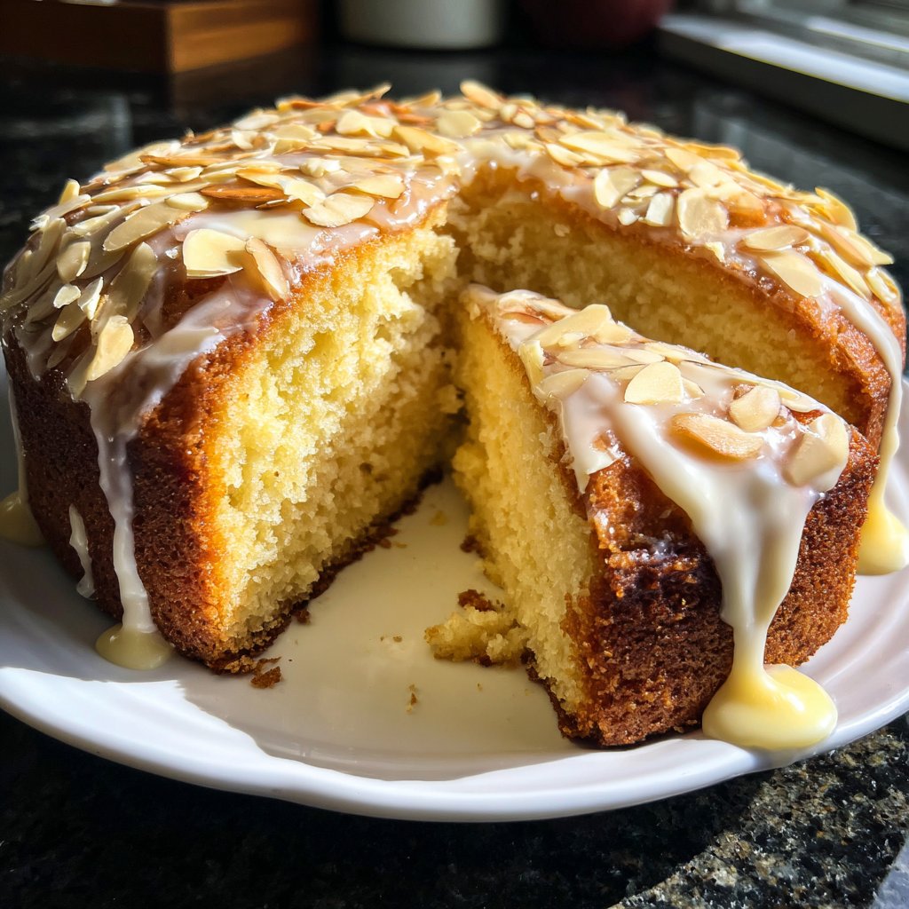 Vanilla Almond Yogurt Cake