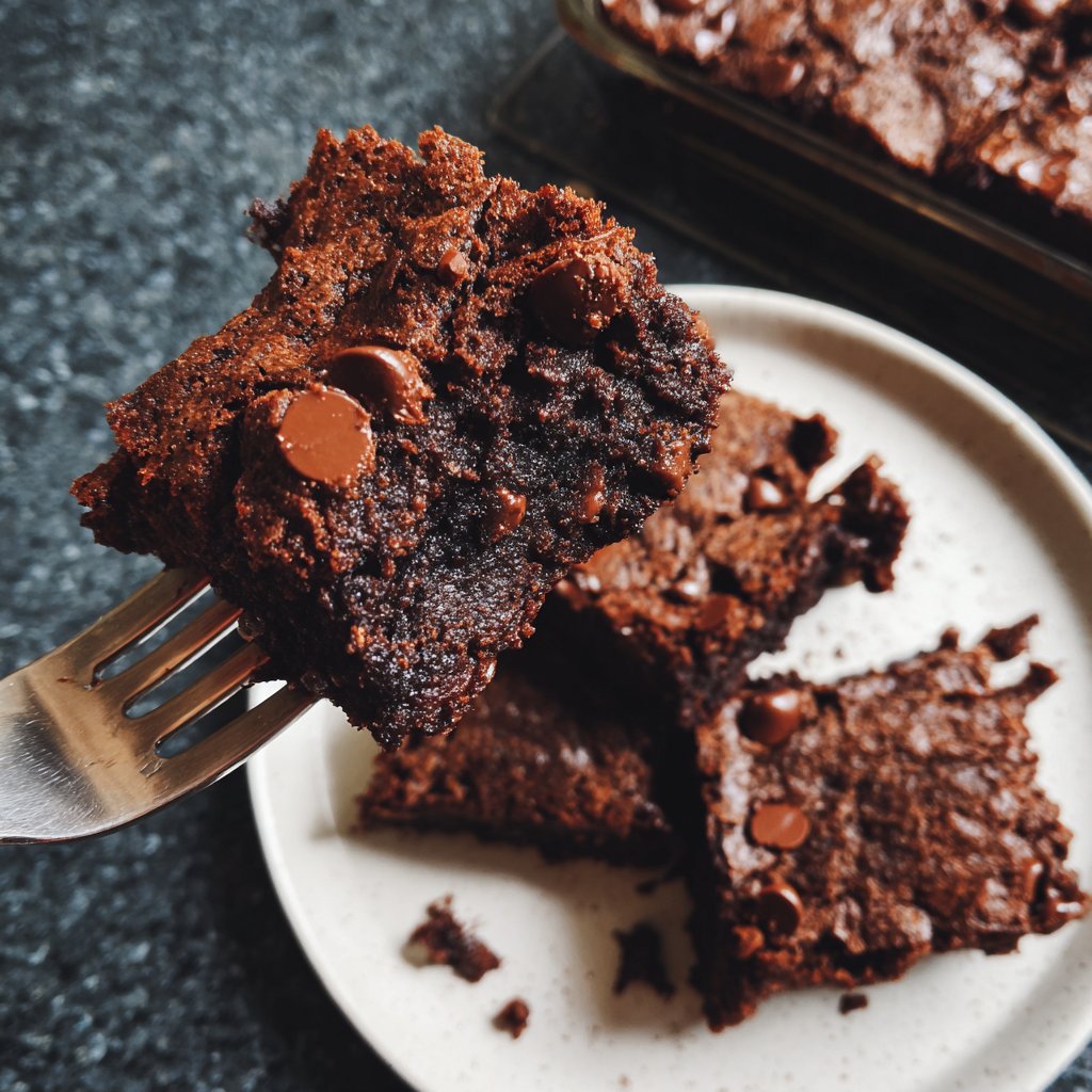 Cottage Cheese Brownies with Cocoa