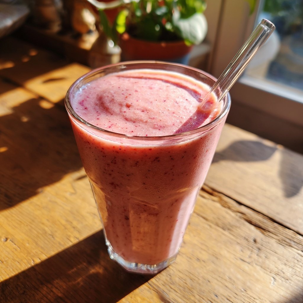 Strawberry Banana Protein Smoothie