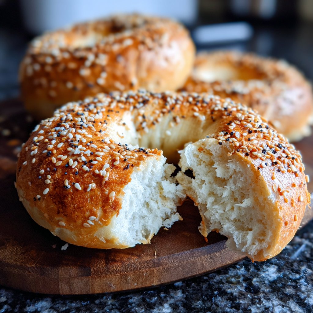 Soft Air Fryer Yogurt Bagels