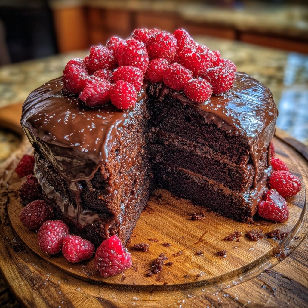 Moist Chocolate Layer Cake From Scratch
