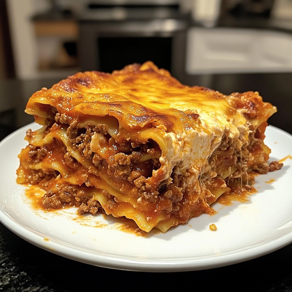 Ground Beef Lasagna