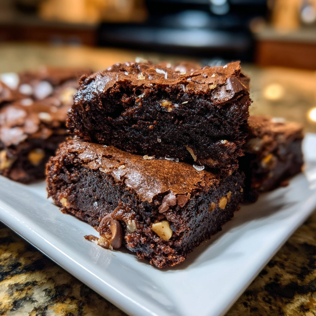 Cottage Cheese Brownies with Hazelnuts