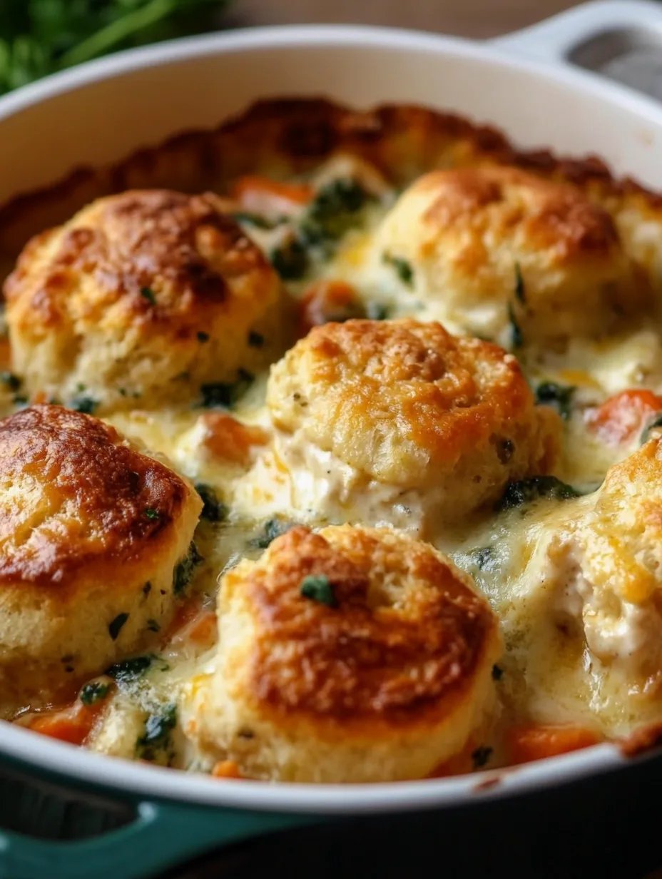 Cheddar Bay Biscuit Chicken Pot Pie