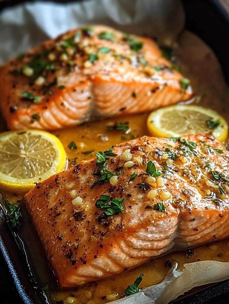 Garlic Butter Lemon Salmon