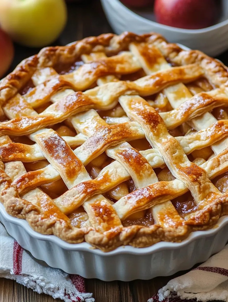 Apple Pie with the Best Filling!