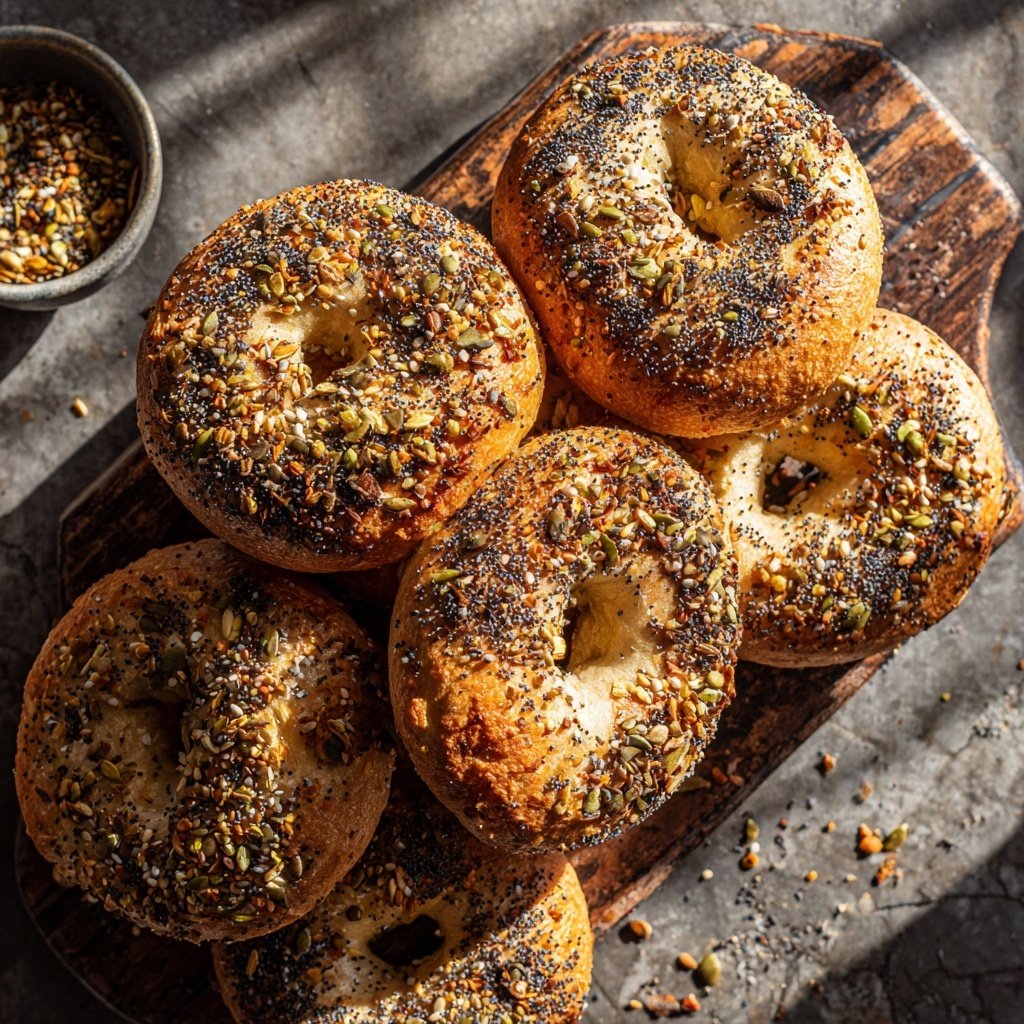 High Protein Bagels Meal Prep